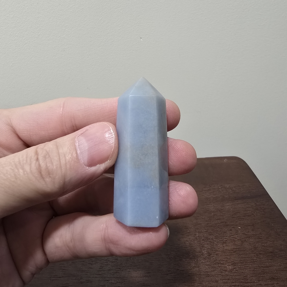 Blue Quartzite Crystal Tower